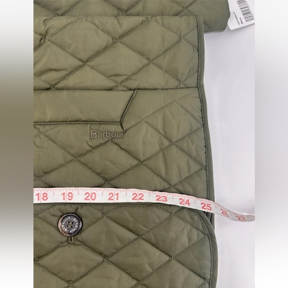 Barbour Ombersley quilted jacket Barn Jacket US 4 Olive Green  NWT - Picture 13 of 13